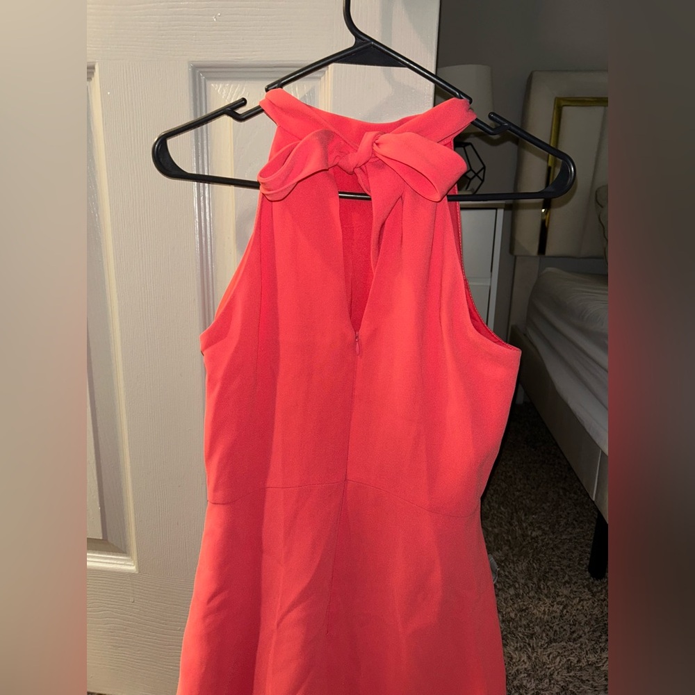 Shoshanna Coral Halter Mini Dress - Picture 3 of 8